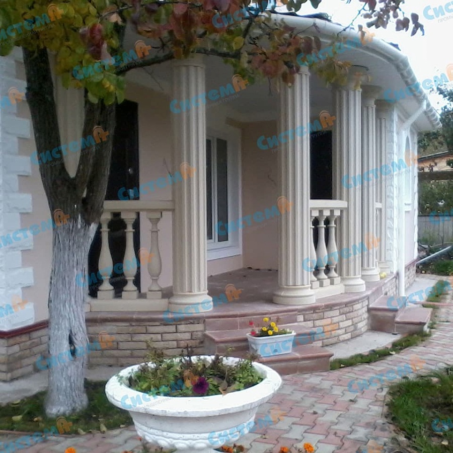 Колонны из пенопласта для фасадного декора Колонны из пенопласта для фасадного декора